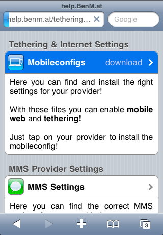 How to Enable Tethering for iPhones Using MobileSafari