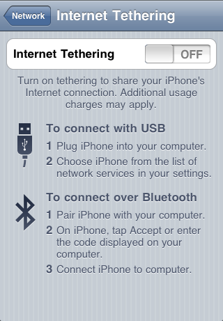 How to Enable Tethering for iPhones Using MobileSafari