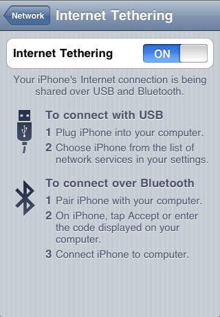 How to Enable Tethering for iPhones Using MobileSafari