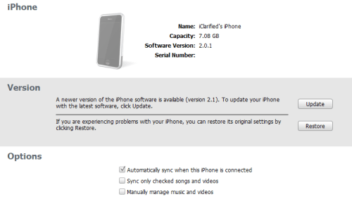 Разлочка/джейлбрейк iPhone 2G с прошивкой 3.0 используя RedSn0w (Windows)