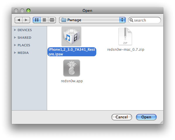 How to Jailbreak Your iPhone 3G on OS 3.0.x Using RedSn0w (Mac)