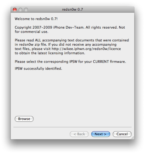 Bagaimana men-Jailbreak iPhone Anda pada OS 3.0 Menggunakan RedSn0w (Mac)
