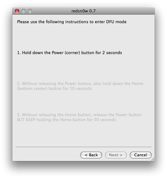 How to Jailbreak Your iPod Touch on OS 3.0 Using RedSn0w (Mac)