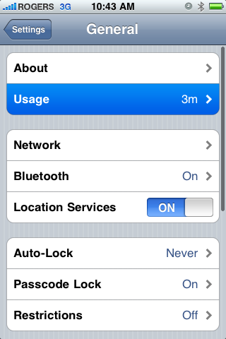 Kako Prikazati Postotak Baterije na Vašem iPhone 3G S