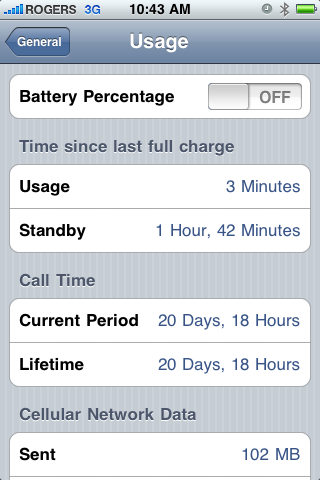 How To Show Battery Percentage In Apple Iphone 3G? , How To - Hardreset.info