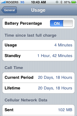 How to Show Battery Percentage on Your iPhone 3G S