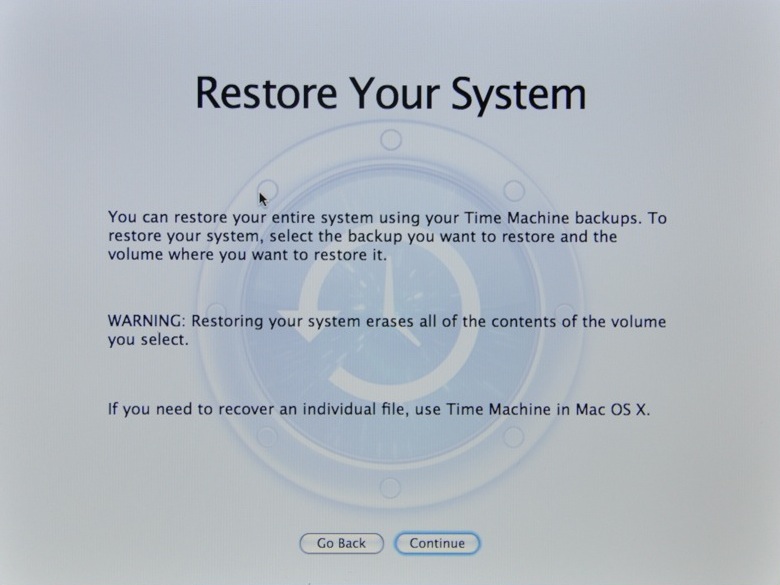 How to Do a Complete System Restore From a Time Machine Backup