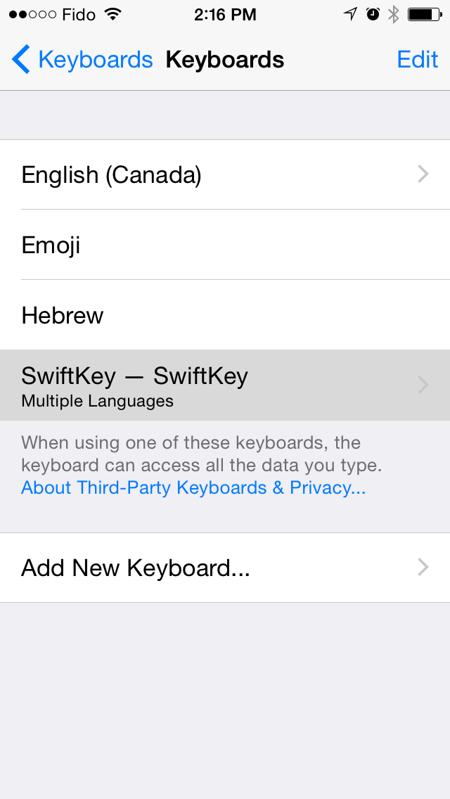 How to Install a Third Party Keyboard in iOS 8