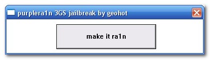 מדריך לפריצת אייפון 3 החדש באמצעות &quot;גשם סגול&quot; (ווינדוס)