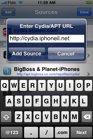 Como arreglar las Notificaciones Push on tu iPhone 2G version 3.0 liberado