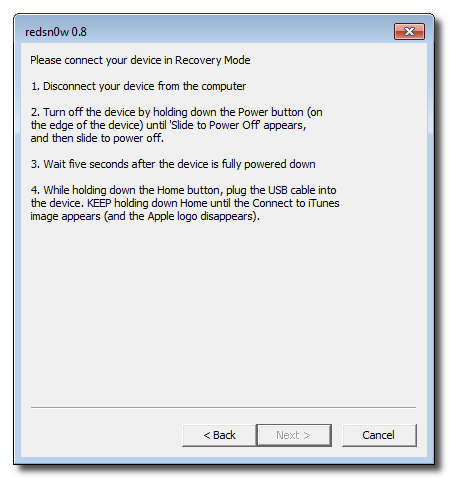 Hur du Jailbreakar din iPhone 3GS med OS 3.0.x med hjälp av RedSn0w (Windows)