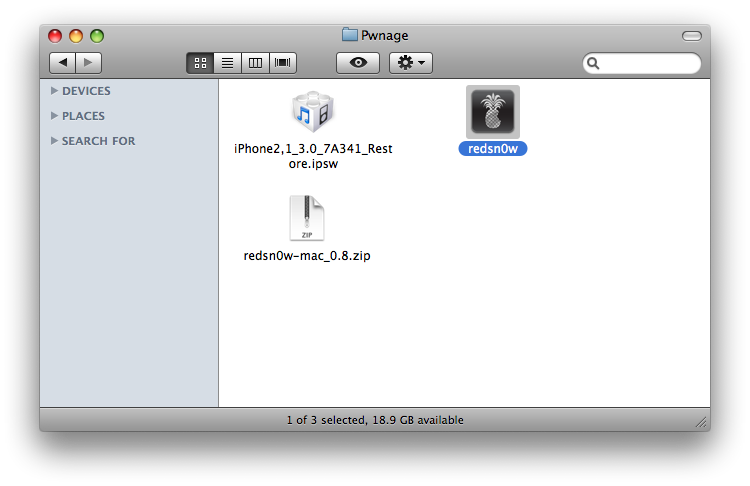 How to Jailbreak Your iPhone 3GS on OS 3.0.x Using RedSn0w (Mac)