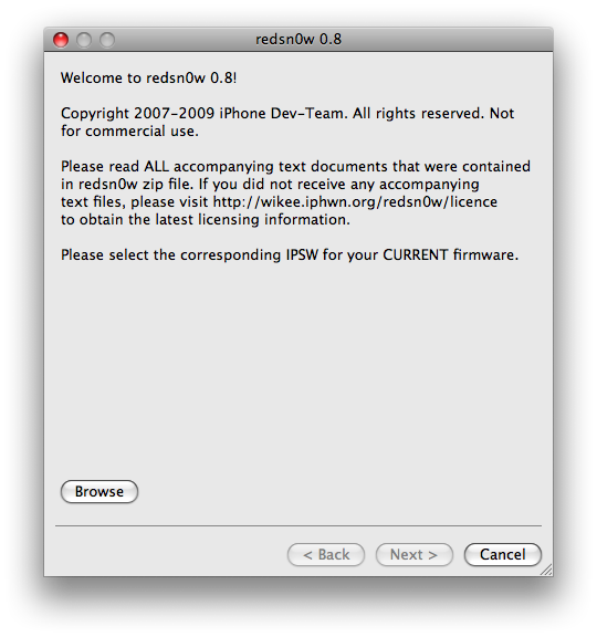 How to Jailbreak Your iPhone 3GS on OS 3.0.x Using RedSn0w (Mac)