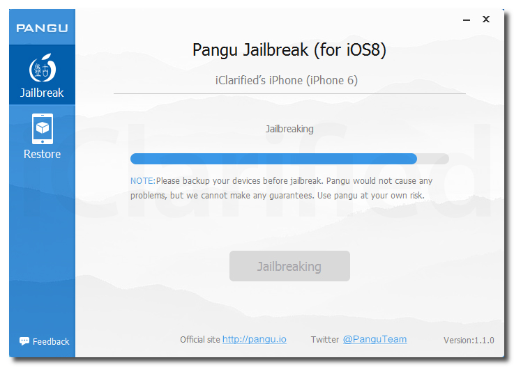 How to Jailbreak Your iPhone 6 Plus, 6, 5s, 5c, 5, 4s Using Pangu8 (Windows) [iOS 8.1]