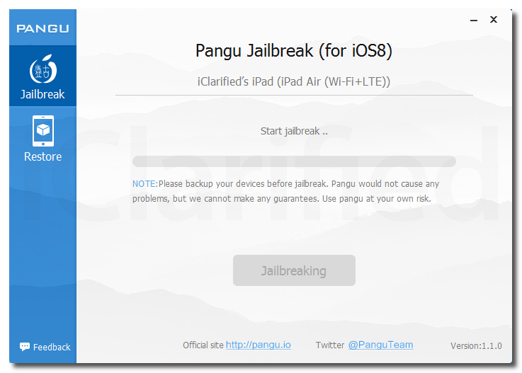 How to Jailbreak Your iPad Air 2, Air, 4, 3, 2, Mini Using Pangu8 (Windows) [iOS 8.1]