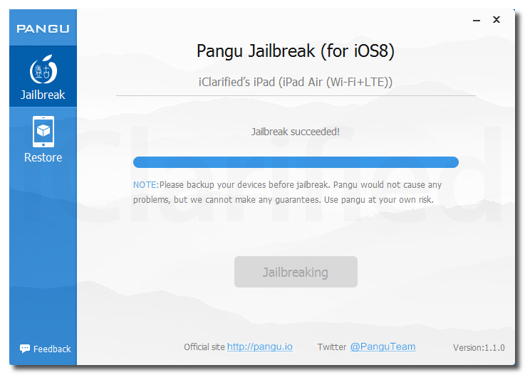 How to Jailbreak Your iPad Air 2, Air, 4, 3, 2, Mini Using Pangu8 (Windows) [iOS 8.1]