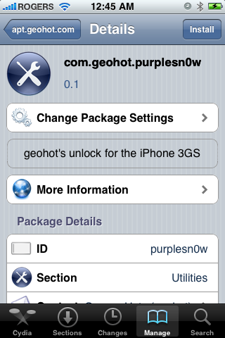 Como Desbloquear el iPhone 3GS usando PurpleSn0w