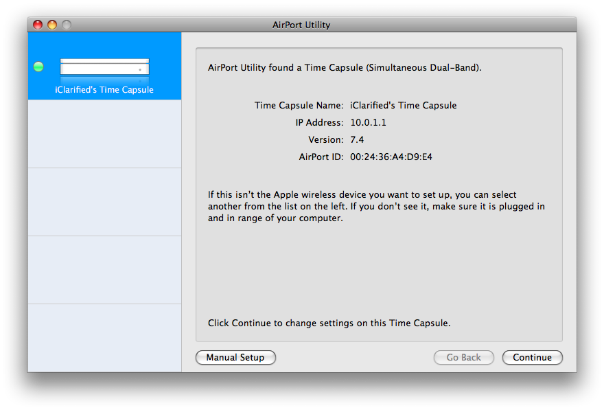 How to Install and Setup Your Time Capsule