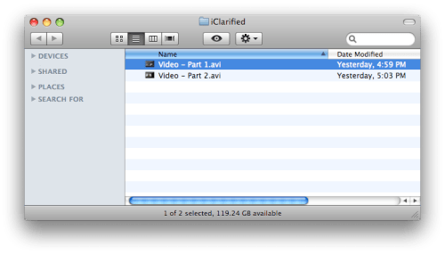 Como unir o combinar archivos de video utilizando Quicktime para Mac OS X.