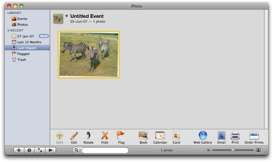 How to Straighten Images in iPhoto 08