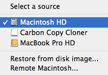 Come clonare il proprio Hard drive usando Carbon Copy Cloner