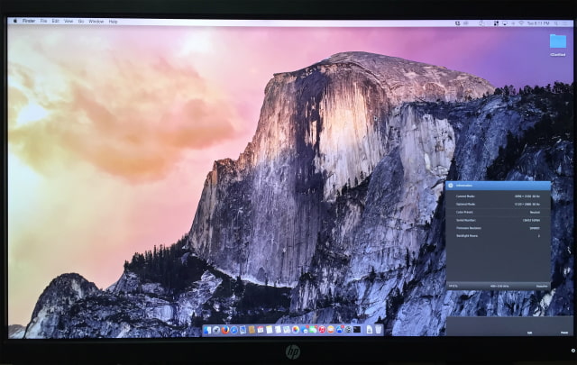 How to Enable Support for the HP Z27q 5K Monitor in Mac OS X Yosemite