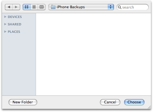 Como extrair cópias de segurança (backup) do seu iPhone (Mac)