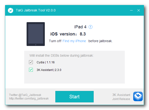 How to Jailbreak Your iPad Air 2, Air, 4, 3, 2, Mini Using TaiG (Windows) [iOS 8.3]