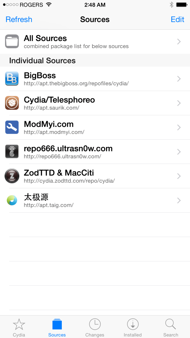 How to Add a Source Repository to Cydia