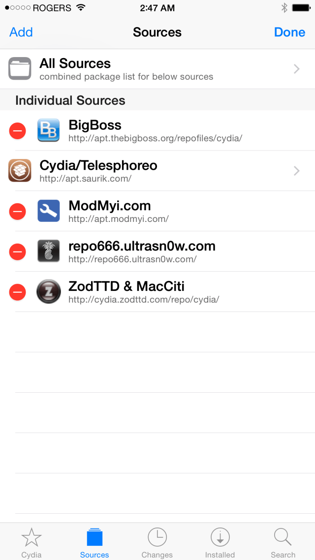 How to Add a Source Repository to Cydia