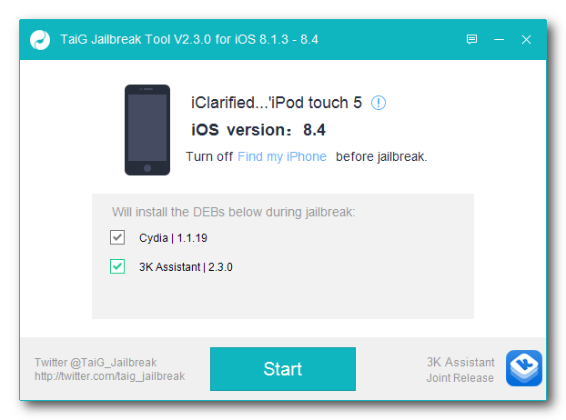 How to Jailbreak Your iPod Touch 5G Using TaiG (Windows) [iOS 8.4]