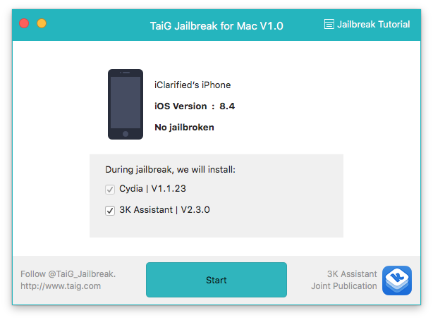 How to Jailbreak Your iPhone 6 Plus, 6, 5s, 5c, 5, 4s Using TaiG (Mac) [iOS 8.4]