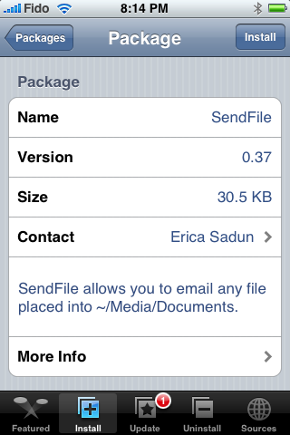 How to Email Files From Your iPhone Using SendFile