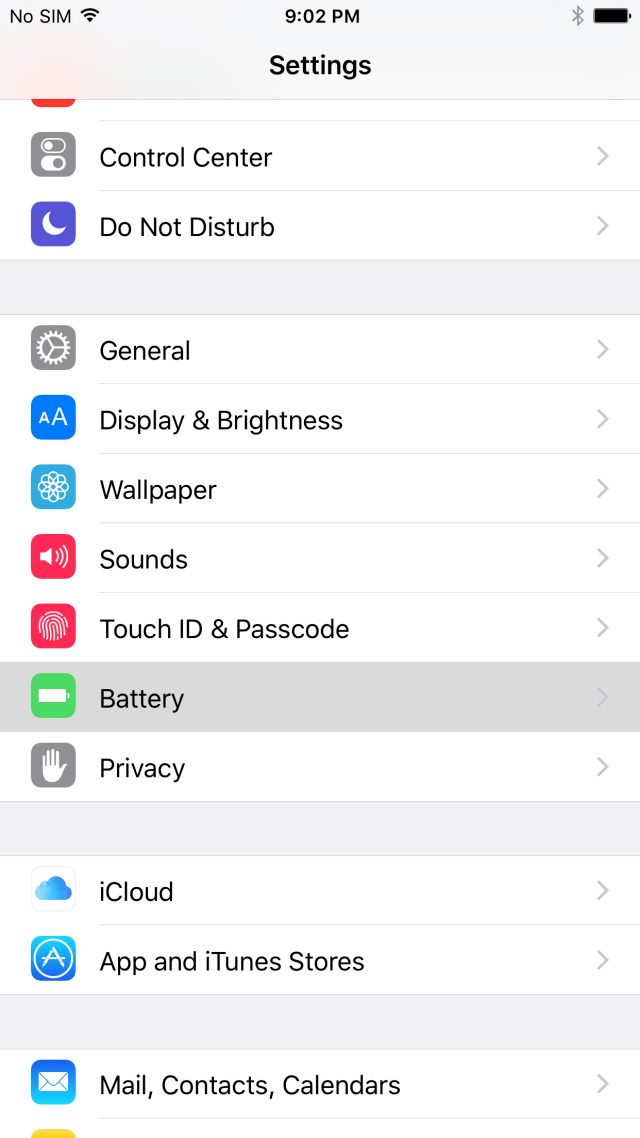 How to Enable Low Power Mode in iOS 9