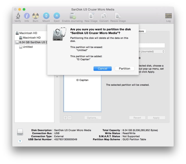 How to Make a Bootable OS X El Capitan USB Install Key