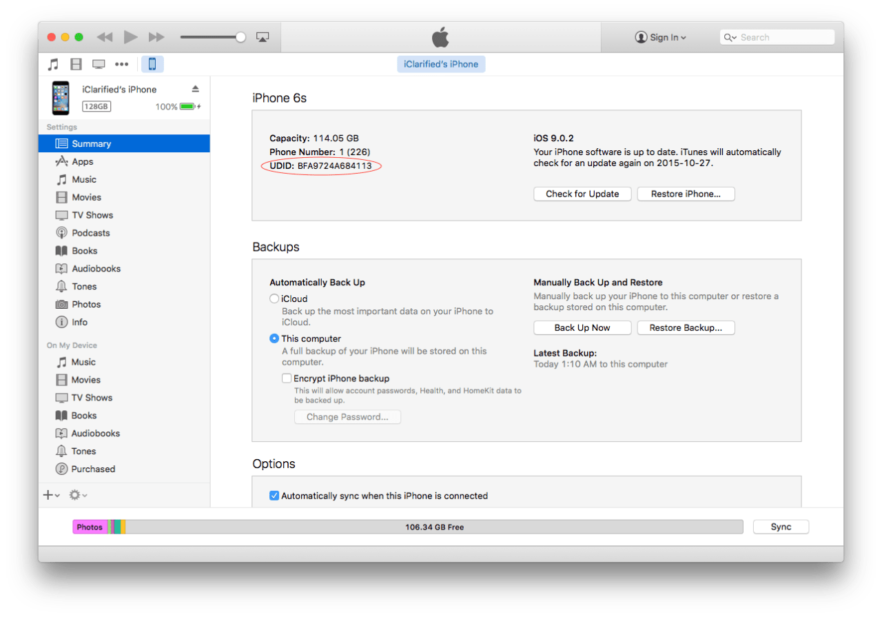 How to Find Your iPhone's UDID iClarified
