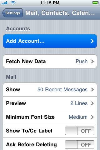 Hvordan setter du opp Google Sync for iPhone kallender, kontakter og Push Gmail?