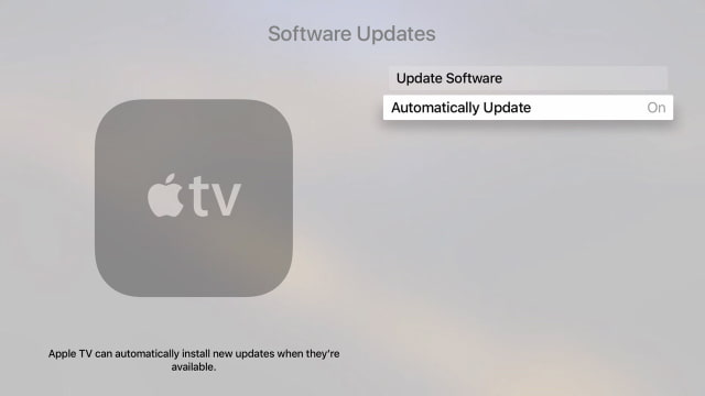 How to Disable Automatic Software Updates on Your Apple TV [tvOS 9]
