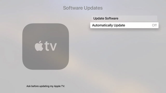 How to Disable Automatic Software Updates on Your Apple TV [tvOS 9]