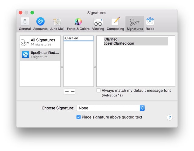 How to Create an Email Signature With a Logo in OS X Mail