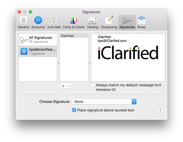 How to Create an Email Signature With a Logo in OS X Mail