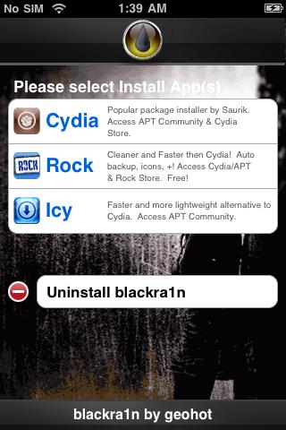 Comment jailbreaker votre Iphone Ipod touch en utilisant Blackra1n pour windows