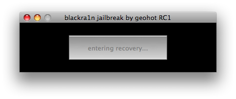 Comment jailbreaker votre iPhone, iPod avec BlackRa1n [Mac]