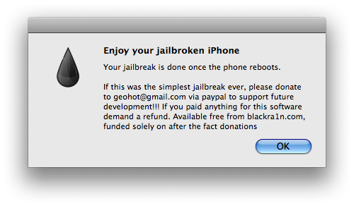 Jailbreka din iPhone eller iPod med BlackRa1n [Mac]