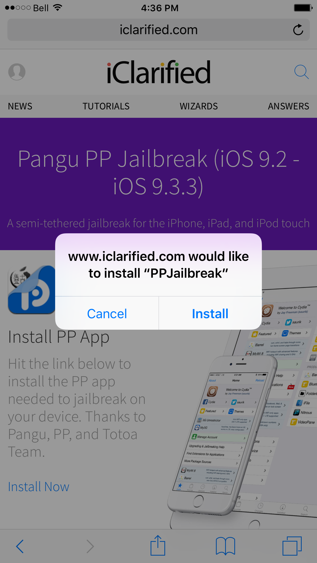 How To Jailbreak Your Iphone On Ios 9 2 9 3 3 Without A Computer Iclarified