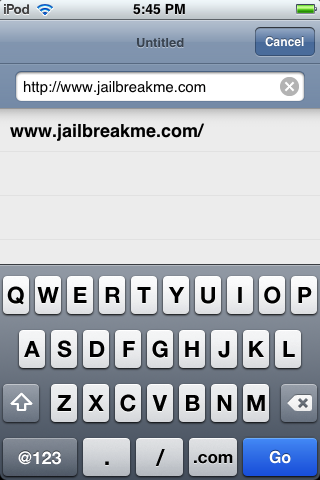 How to Jailbreak Your OTB 1.1.2 iPod touch