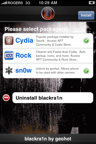 Jailbreaken en unlocken van iPhone 3G, 3GS met BlackSn0w [Windows]