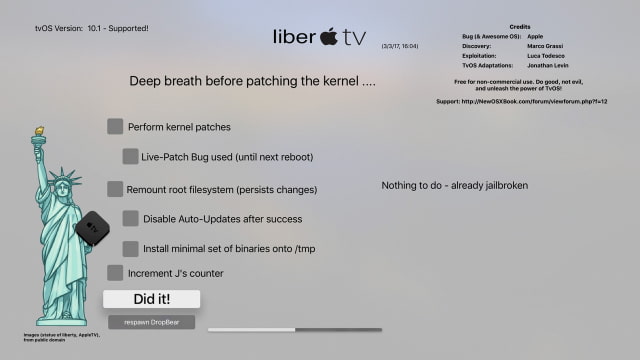 How to Jailbreak Your Apple TV Running tvOS Using LiberTV (Mac)