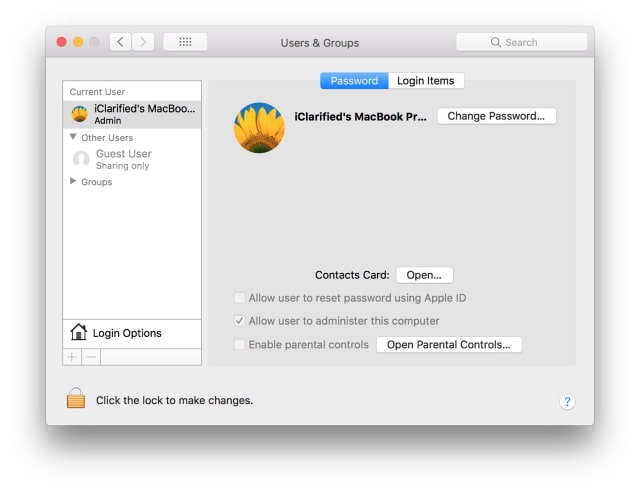 How to Enable the Root User and Change the Root User Password in macOS High Sierra