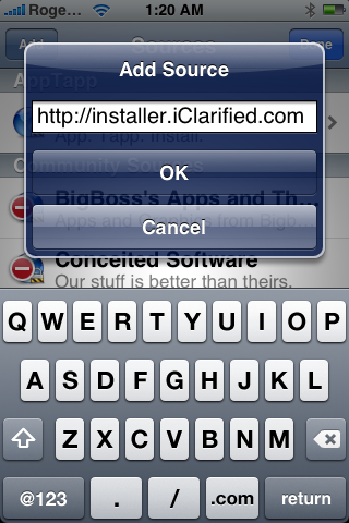 Como adicionar a Source do iClarified ao Installer